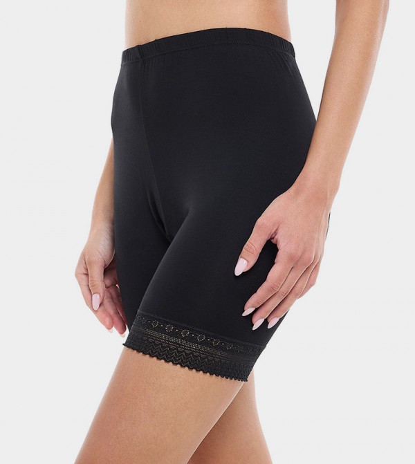 R&B  Lingerie - Black Briefs