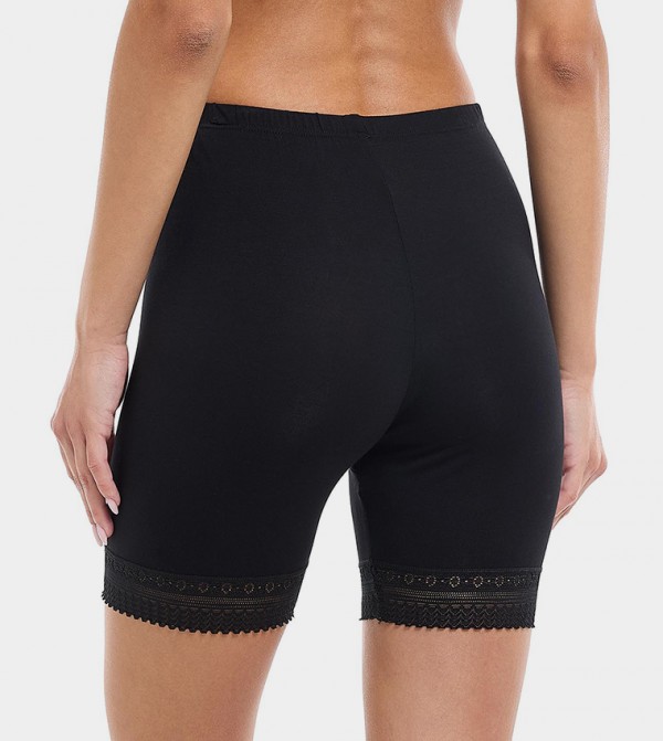 R&B  Lingerie - Black Briefs