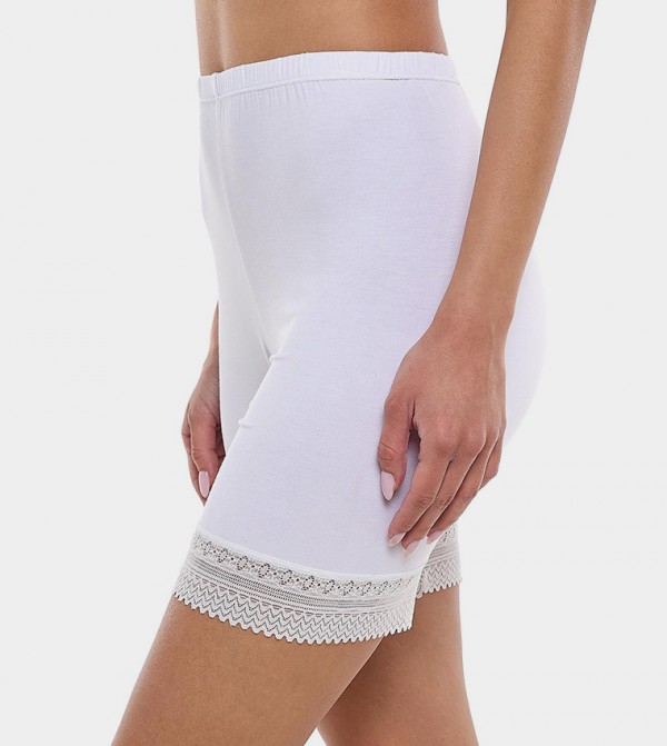 R&B  Lingerie - White Briefs