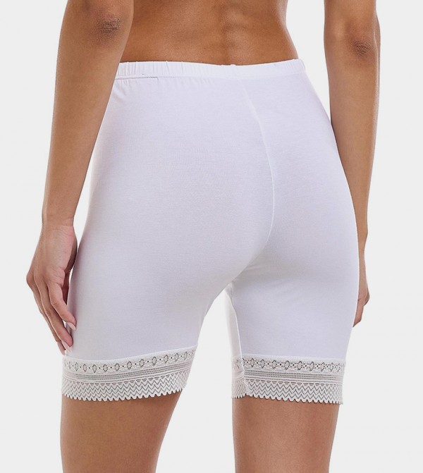 R&B  Lingerie - White Briefs