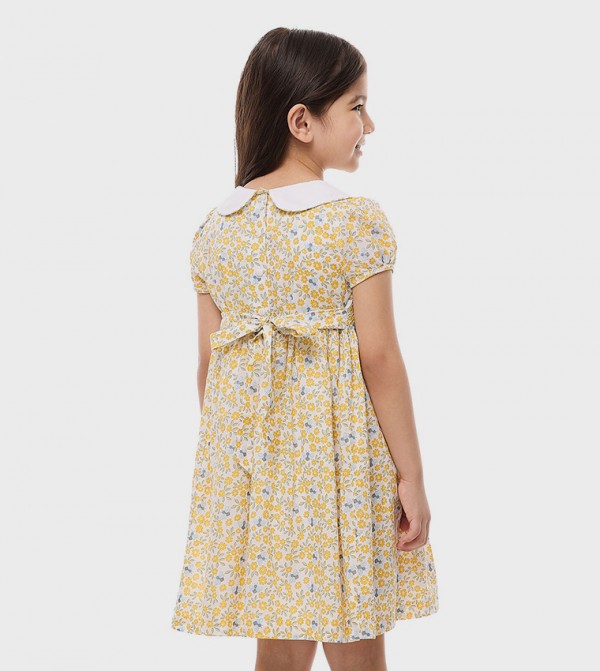 R&B  Dresses - Yellow Casual Dress