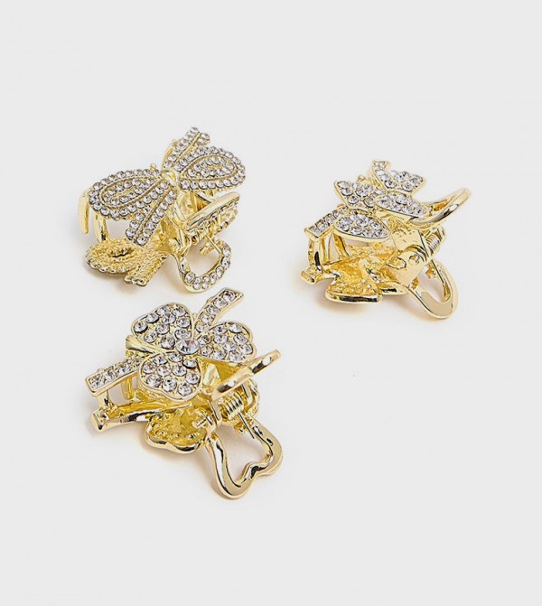 R&B  Hair Accessories - Gold Hair Clips
