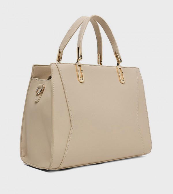 R&B  - Beige Satchel Bags