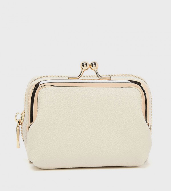 R&B  Bags - Beige Clutches