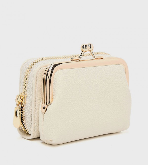R&B  Bags - Beige Clutches