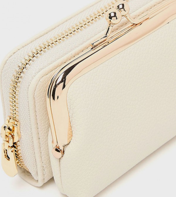 R&B  Bags - Beige Clutches