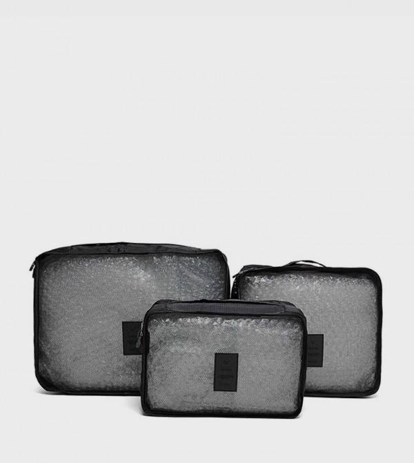 R&B  Cosmetic Bags - Black Cosmetic Organizers
