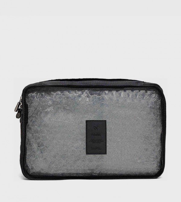 R&B  Cosmetic Bags - Black Cosmetic Organizers