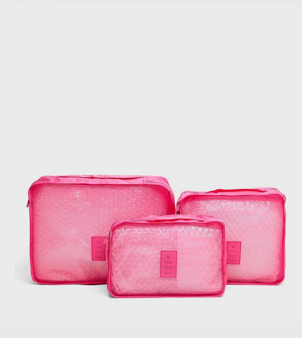 R&B  Cosmetic Bags - Pink Cosmetic Organizers