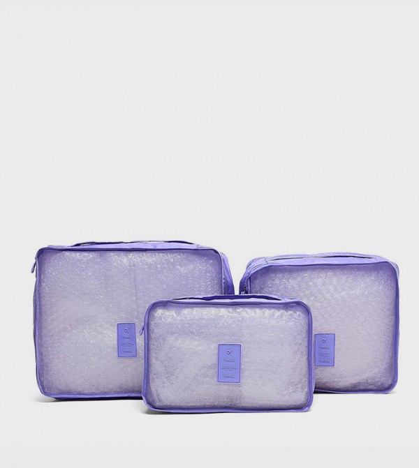 R&B  Cosmetic Bags - Lilac Cosmetic Organizers