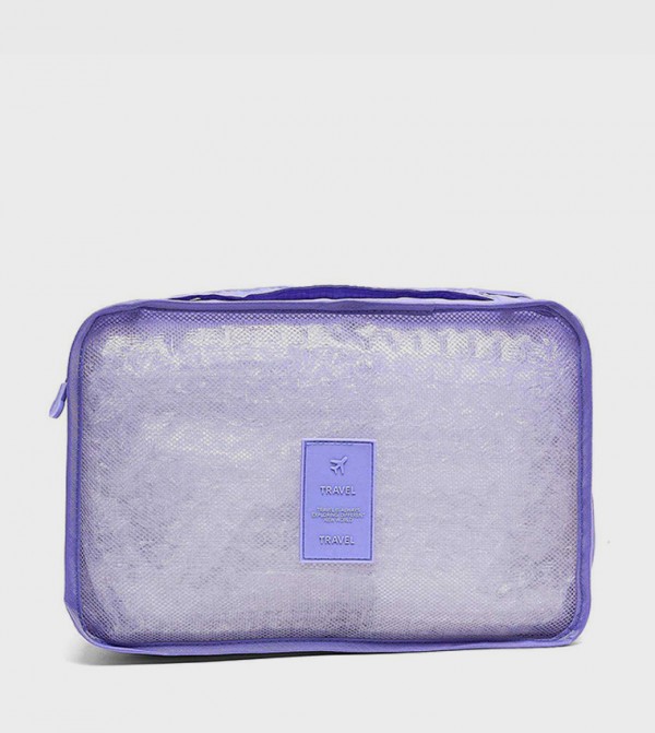 R&B  Cosmetic Bags - Lilac Cosmetic Organizers
