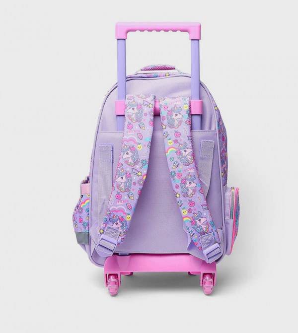R&B  Trolley Backpack - Purple Trolley Backpack