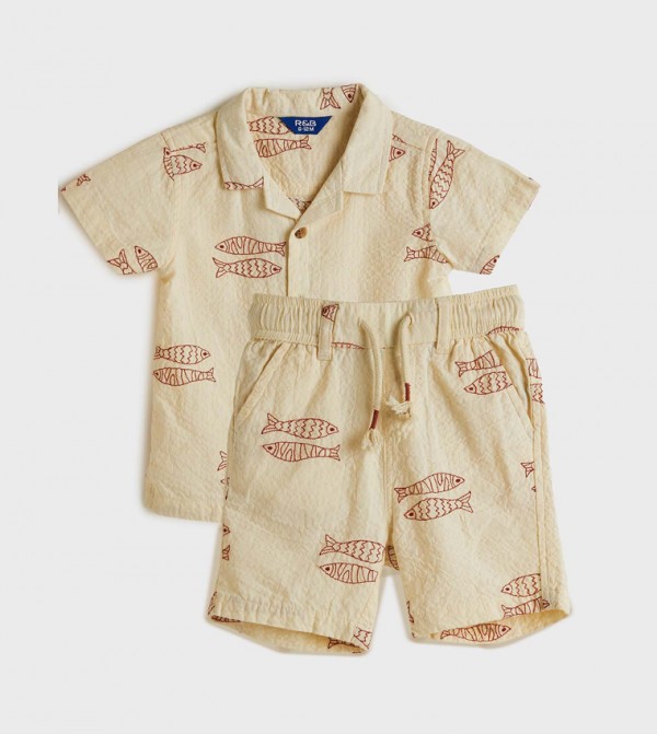 R&B  Clothing - Beige clothing sets