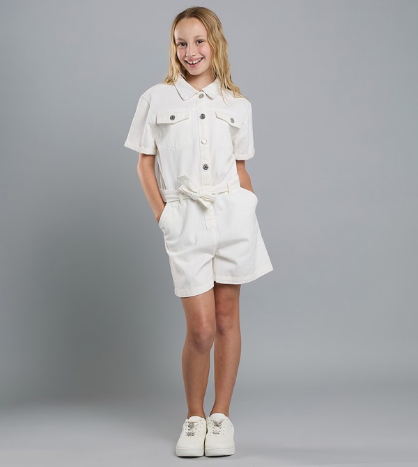 R&B  - White Rompers