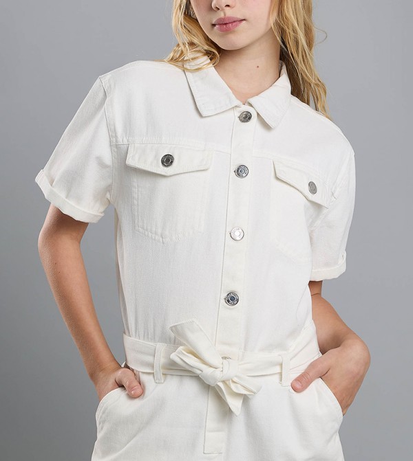 R&B  - White Rompers
