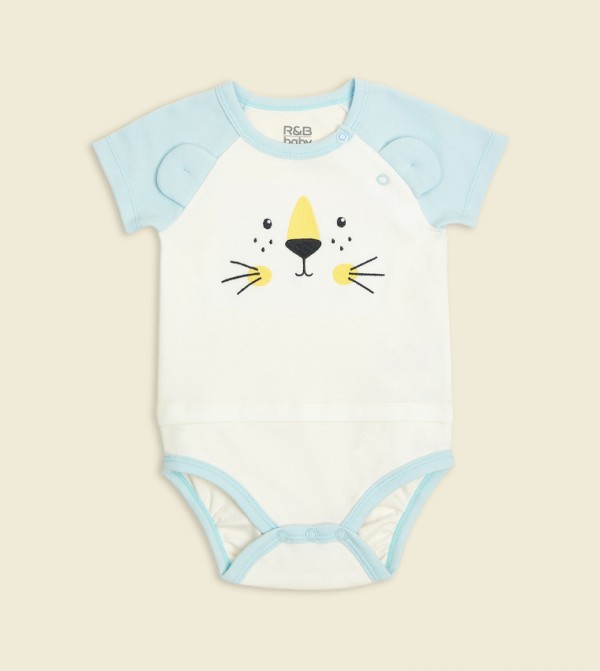 R&B  Onepiece & Bodysuits - White Rompers