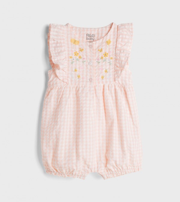 R&B  Onepiece & Bodysuits - Pink Rompers
