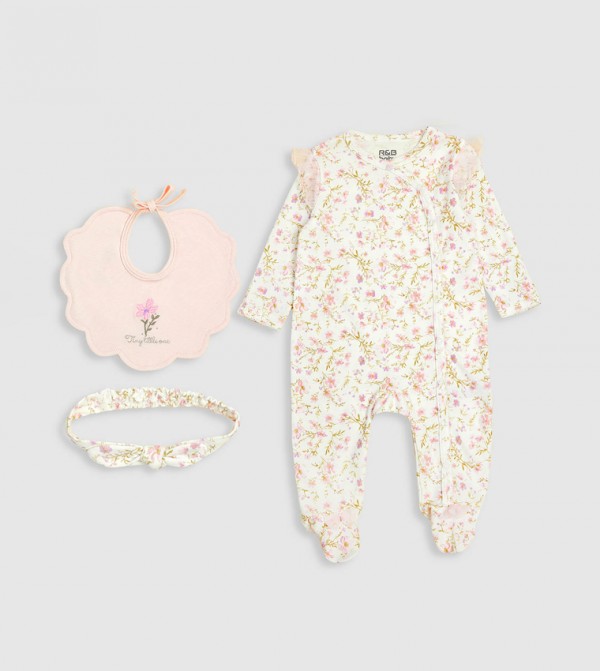 R&B  Baby Essentials - Multi Sleep Suits