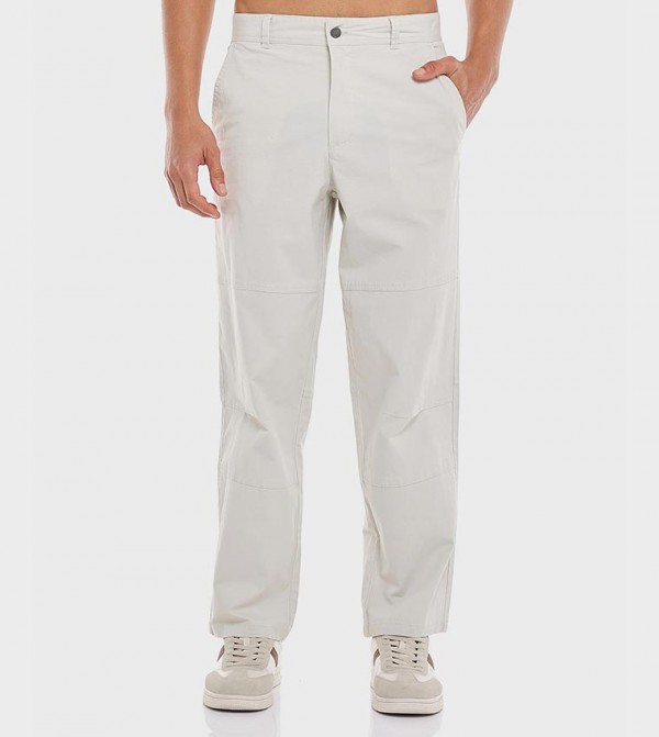 R&B  Pants & Chinos - Beige Casual Pants