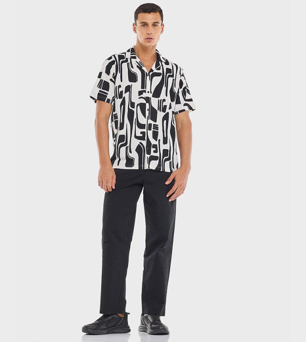 R&B Clothing - Black Casual Pants