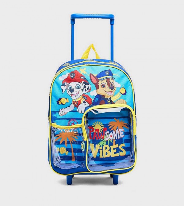 R&B  Trolley Backpack Set - Blue Trolley Backpack Set