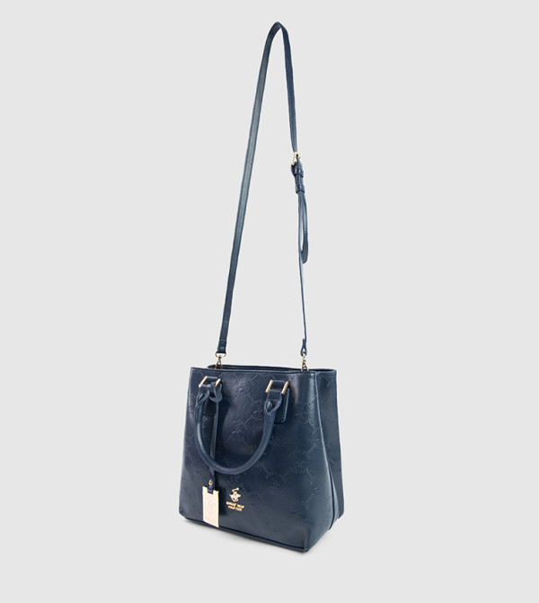 Beverly Hills Polo Club - Navy Tote Bags
