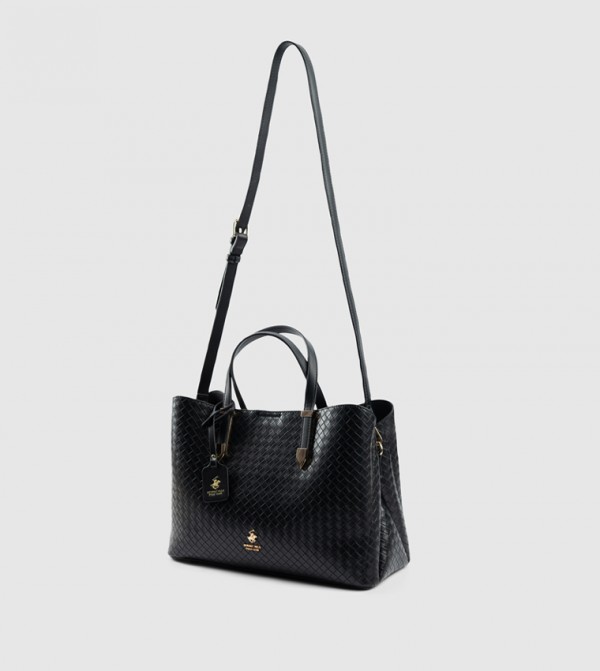 Beverly Hills Polo Club  Tote Bags - Black Tote Bags