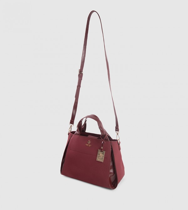 بيفرلي هيلز بولو كلوب بيفرلي هيلز بولو كلوب - خمري  Satchel Bags