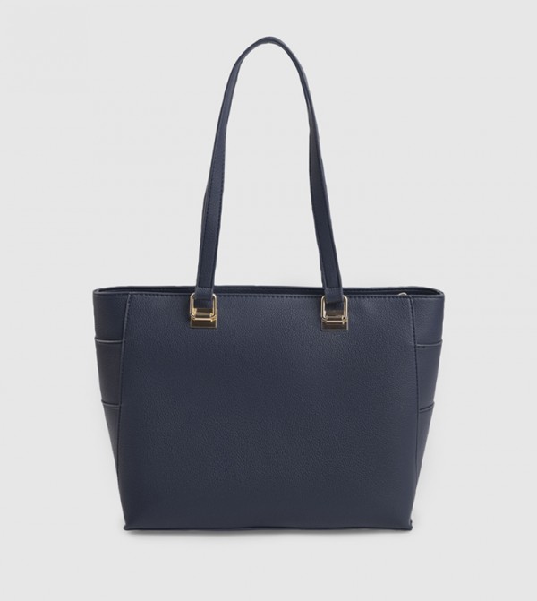 Beverly Hills Polo Club  Tote Bags - NAVY BLUE Tote Bags