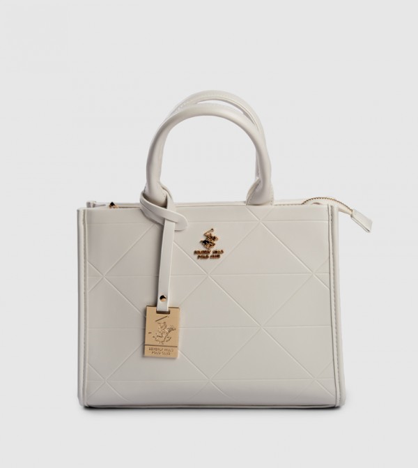 Beverly Hills Polo Club  - White Handheld Bags