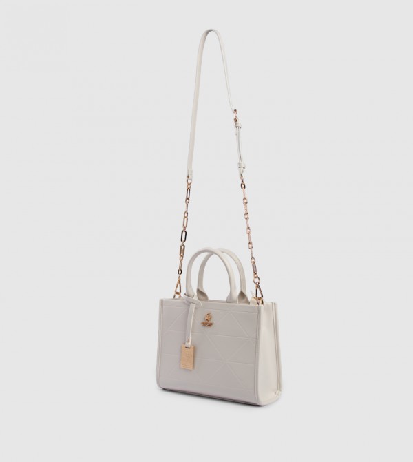 Beverly Hills Polo Club  - White Handheld Bags