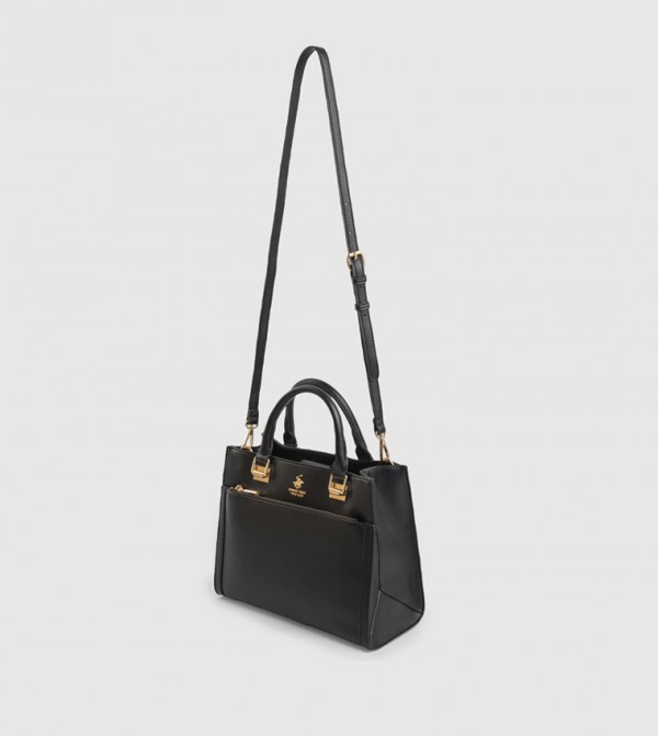 بيفرلي هيلز بولو كلوب  - أسود Satchel Bags