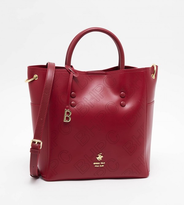 Beverly Hills Polo Club  Tote Bags - Red Tote Bag