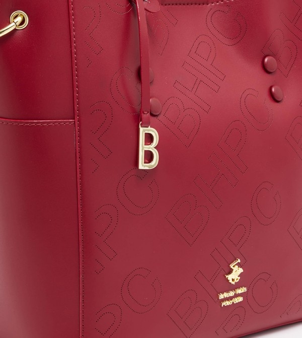 Beverly Hills Polo Club  Tote Bags - Red Tote Bag