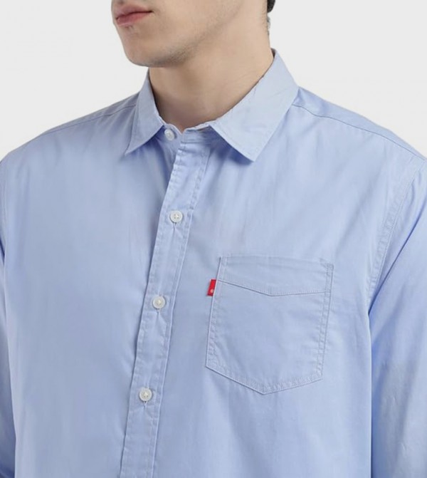 ليفايز  قمصان - أزرق Long Sleeves