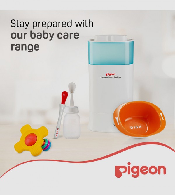 PIGEON Feeding - White Feeding Bottles & Teats, Accessories
