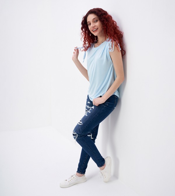 American Eagle American Eagle - Blue Casual Tops