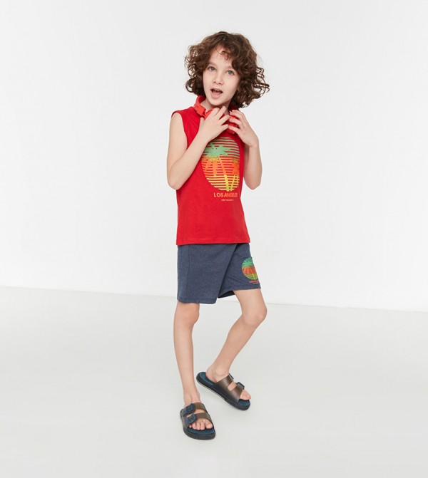Trendyol  - Red Top & Shorts
