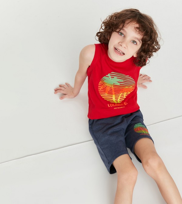 Trendyol  - Red Top & Shorts