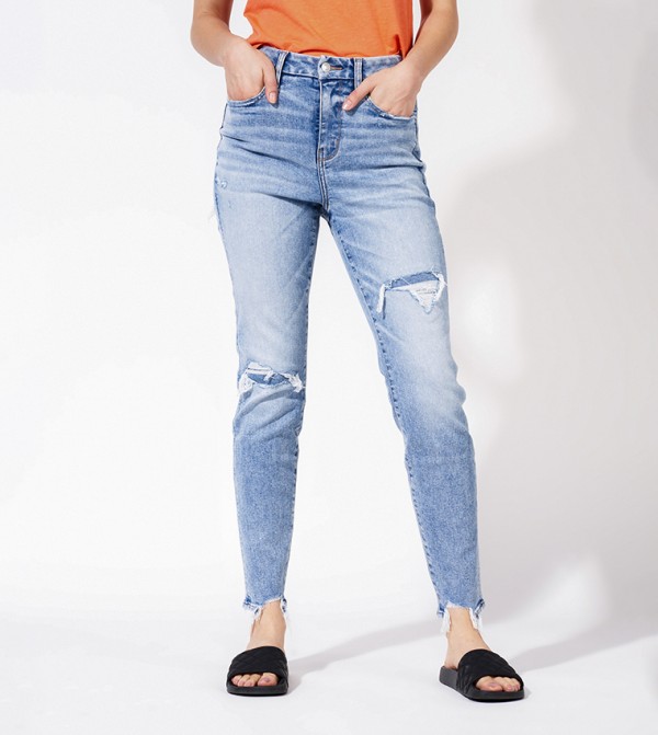 American Eagle  - Blue Skinny Fit Jeans