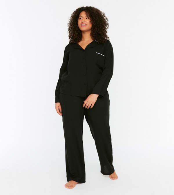 Trendyol Trendyol Plus Size - Black Pants