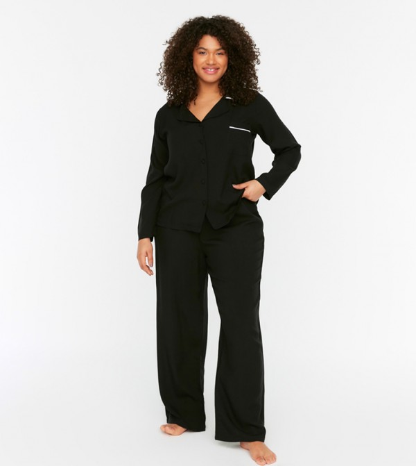 Trendyol Trendyol Plus Size - Black Pants