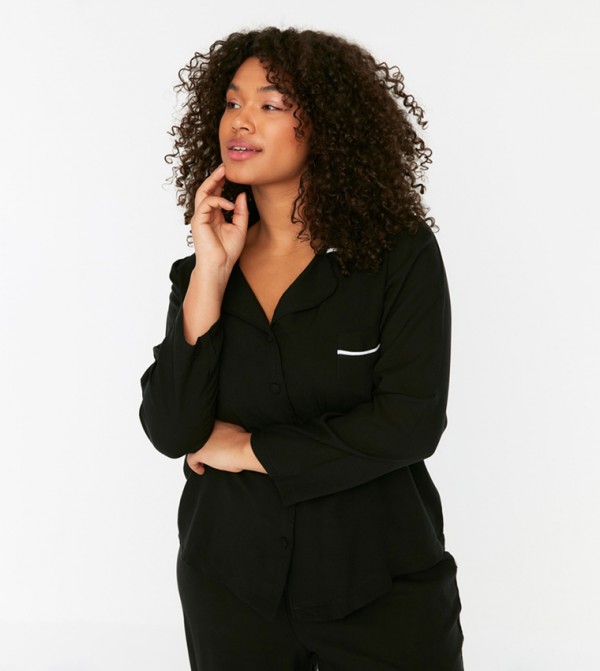 Trendyol Trendyol Plus Size - Black Pants