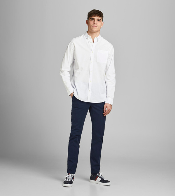 Jack & Jones Jack & Jones - White Casual Shirts