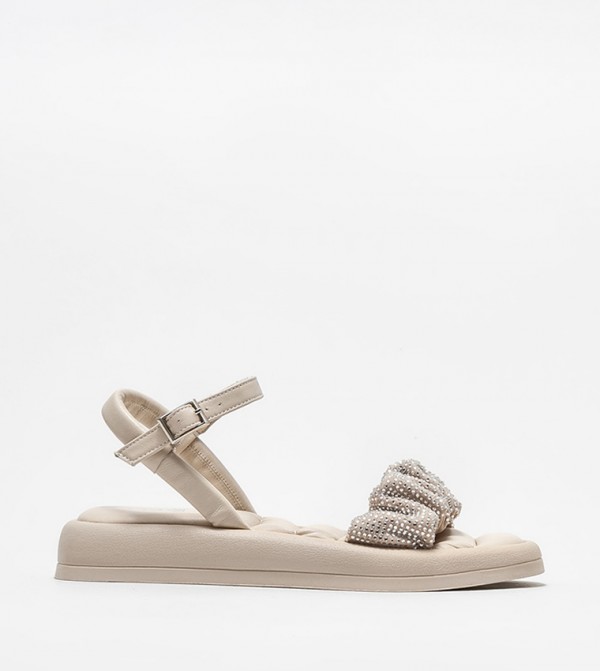 ايلا - اوتليت ايلا - اوتليت - بيج Flat Sandals