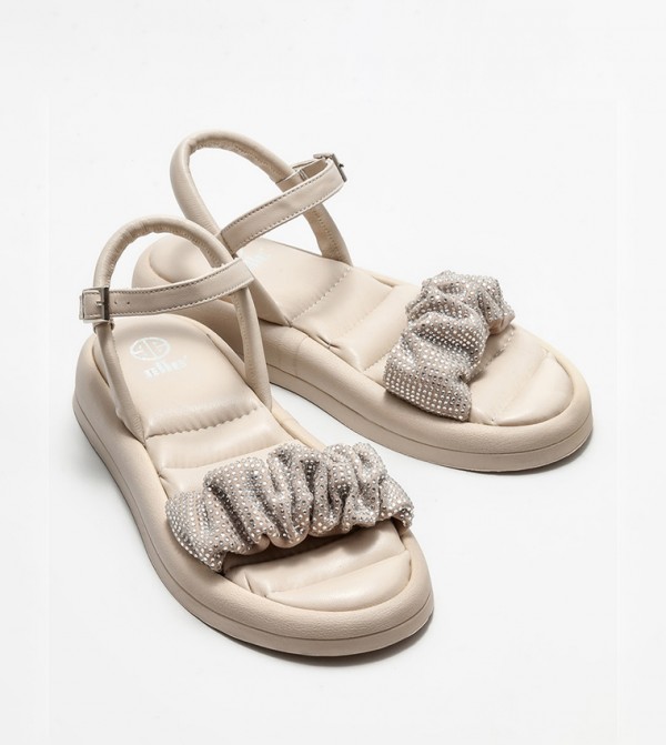 ايلا - اوتليت ايلا - اوتليت - بيج Flat Sandals