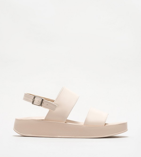 Ella Shoes - Outlet  - Beige Flat Sandals
