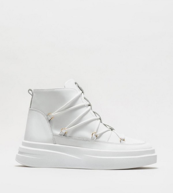 Elle - Outlet  Chelsea Boots - White Chelsea Boots