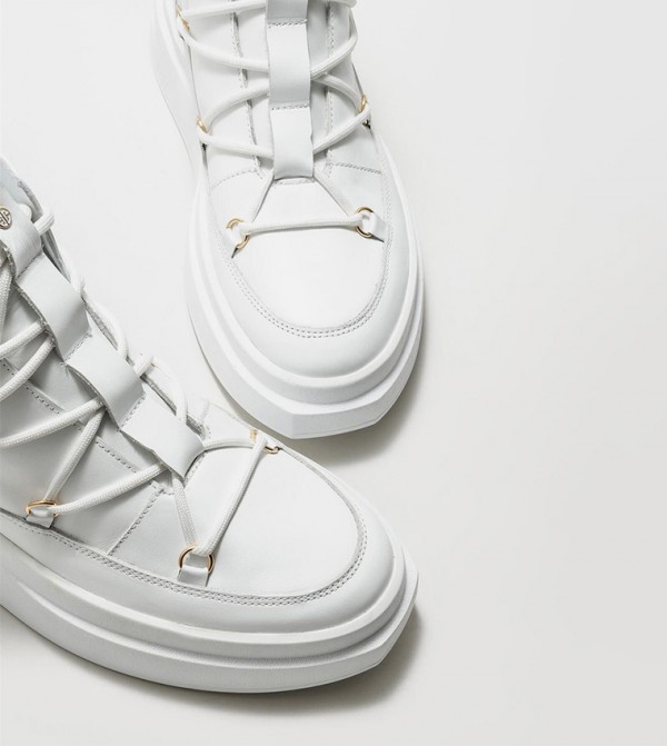 Elle - Outlet  Chelsea Boots - White Chelsea Boots