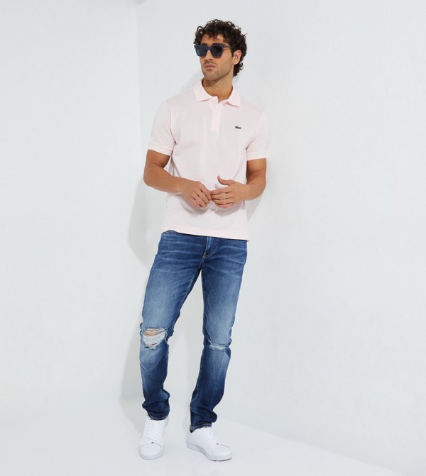 Lacoste Lacoste - Pink Polo T-shirts